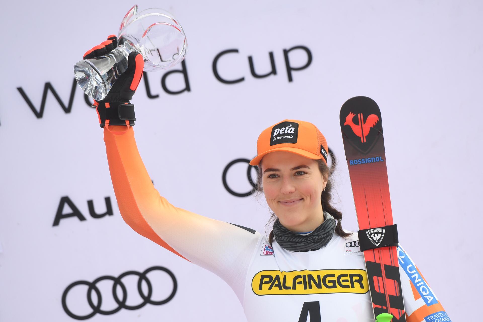 Petra Vlhová obsadila tretie miesto v obrovskom slalome žien Svetového pohára