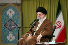 Iránsky najvyšší duchovný vodca ajatolláh Alí Chameneí. FOTO: TASR/AP