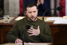 Ukrajinský prezident Volodymyr Zelenskyj. FOTO: TASR/AP