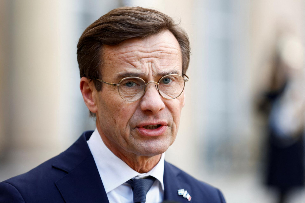 Švédsky premiér Ulf Kristersson. FOTO: Reuters