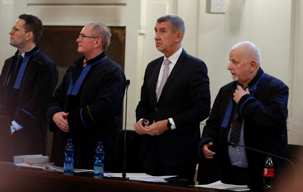 Andrej Babiš na súde. FOTO: REUTERS