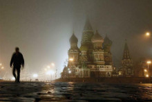 Nočná Moskva. FOTO: REUTERS