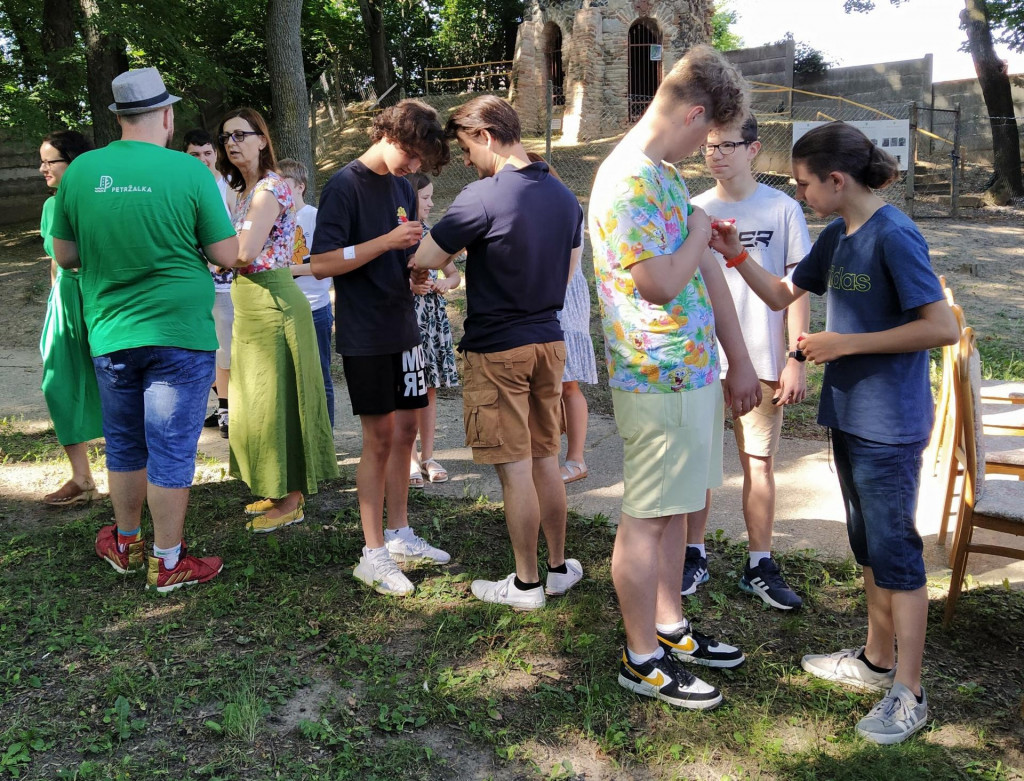 Mládežnícke podujatie v Nových Zámkoch s lektormi z Petržalky. FOTO: HN/Richard Prutkay