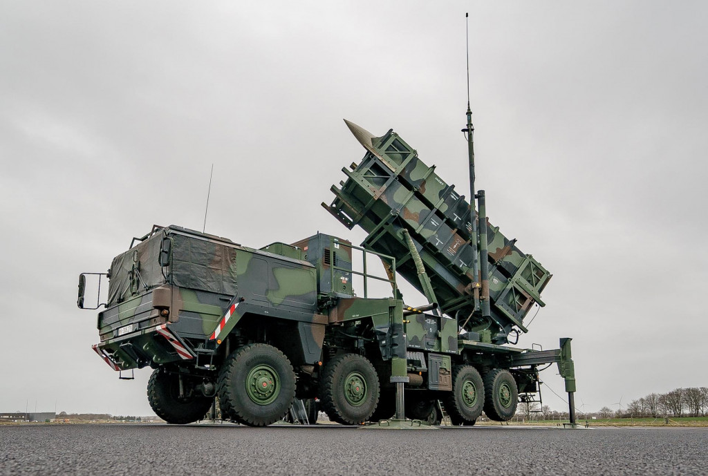 Systém protivzdušnej a protiraketovej obrany Patriot nemeckej armády. FOTO: TASR/DPA