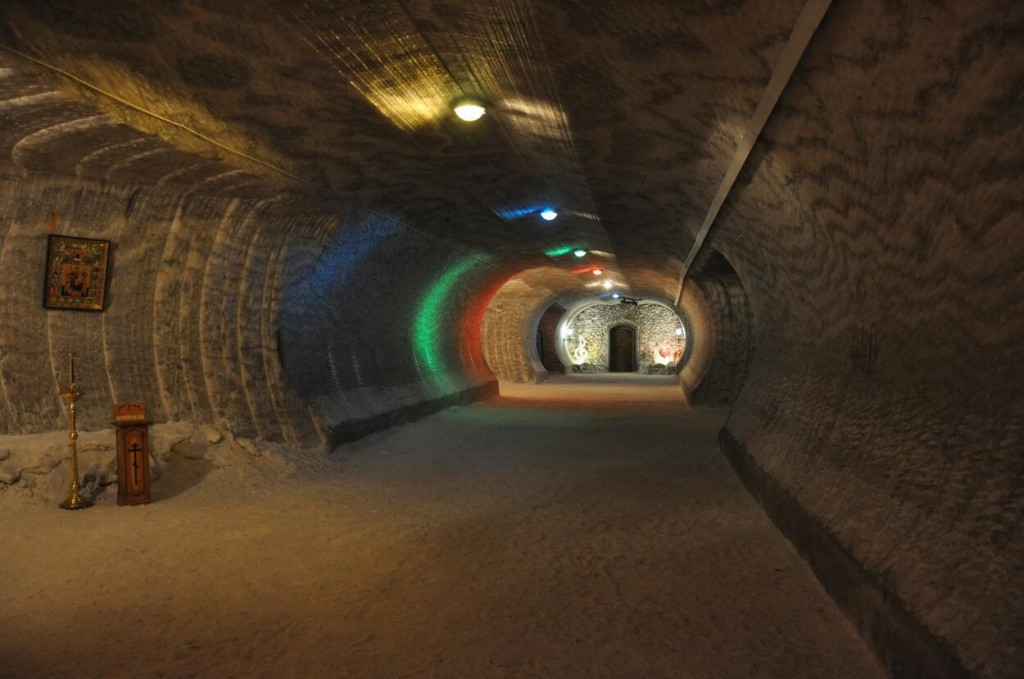 Tunely pod ukrajinským mestom Soledar. FOTO: Profimedia