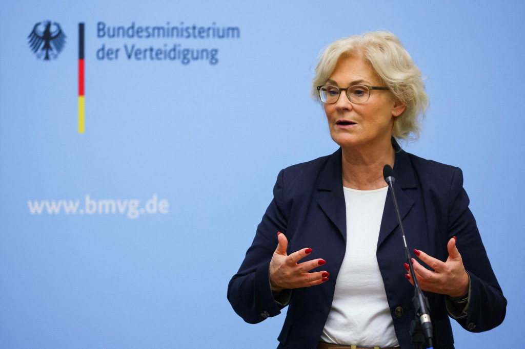 Nemecká ministerka obrany Christine Lambrechtová. FOTO: Reuters