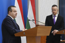 Maďarský minister zahraničných vecí Péter Szijjártó. FOTO: TASR/AP