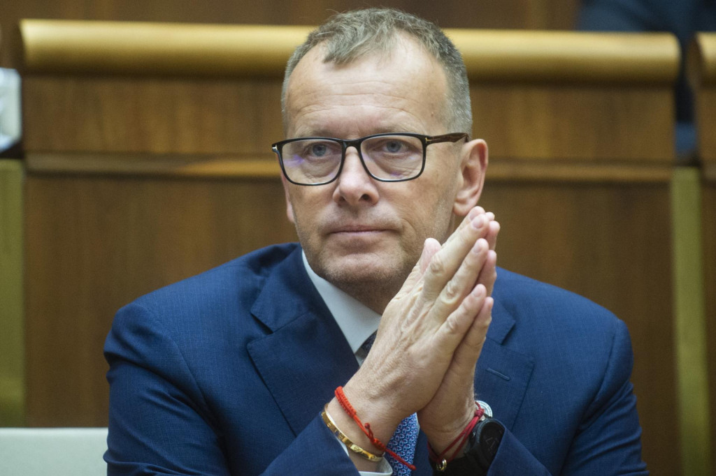 &Scaron;&eacute;f hnutia Sme rodina Boris Koll&aacute;r. FOTO: TASR/Jakub Kotian