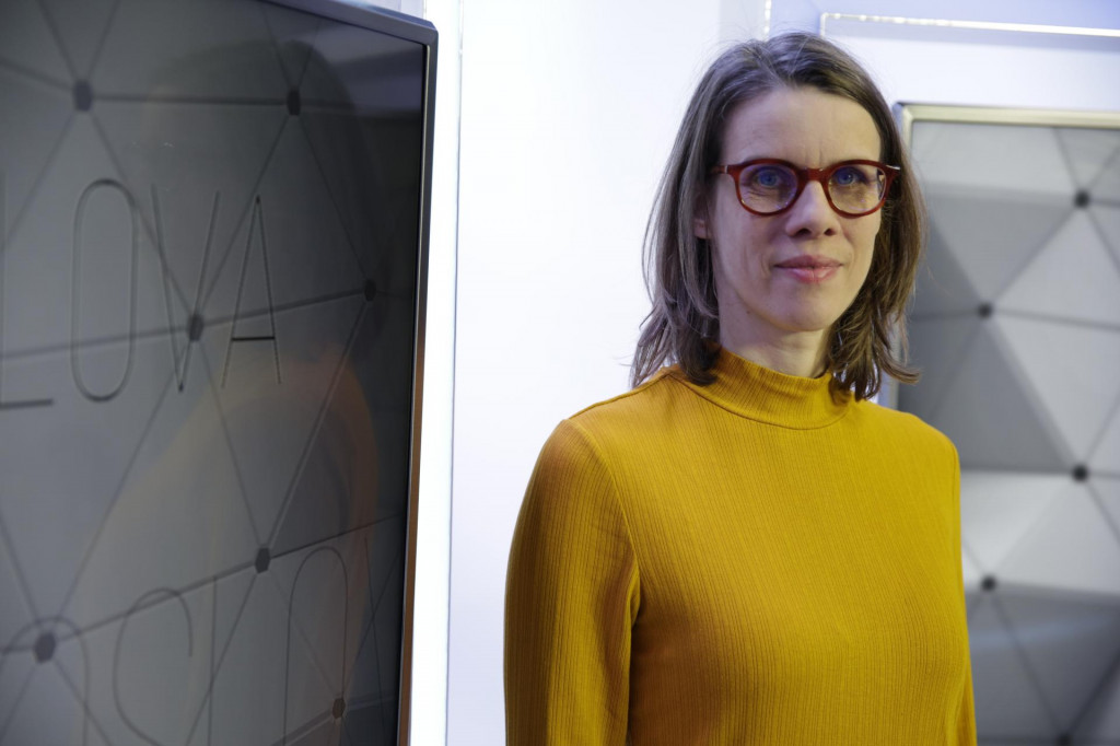 Andrea Najvirtov&aacute;, riaditeľka neziskovej organiz&aacute;cie Človek v ohrozen&iacute; FOTO: HN/Marek Daňo