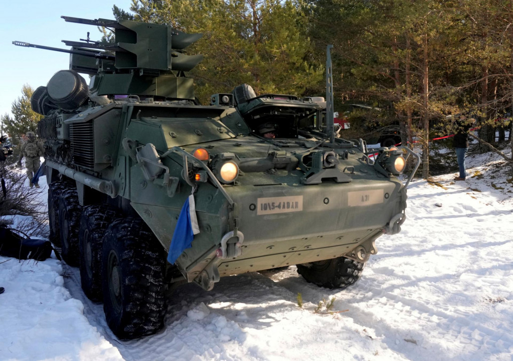 Obrnené bojové vozidlo Stryker. FOTO: Reuters