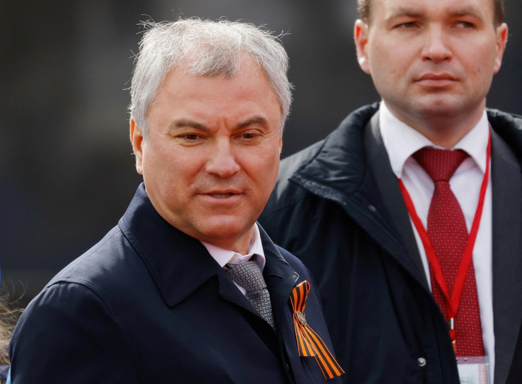 Predseda dolnej komory ruského parlamentu Viačeslav Volodin. FOTO: Reuters