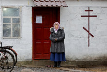 Žena na Ukrajine, ilustračný obrázok. FOTO: Reuters