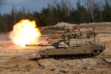 Washington dodanie tankov Abrams na Ukrajinu zatiaľ neodobril s tvrdením, že ich údržba je veľmi komplikovaná.​ FOTO: REUTERS