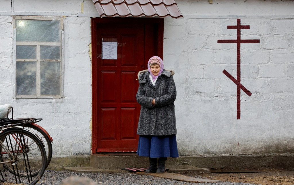 Žena na Ukrajine, ilustračný obrázok. FOTO: Reuters