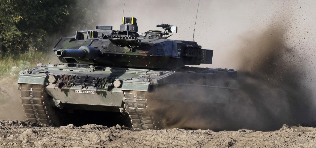 Tank nemeckej armády Leopard 2. FOTO: TASR/AP