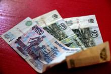 Ruské ruble. FOTO: Profimedia
