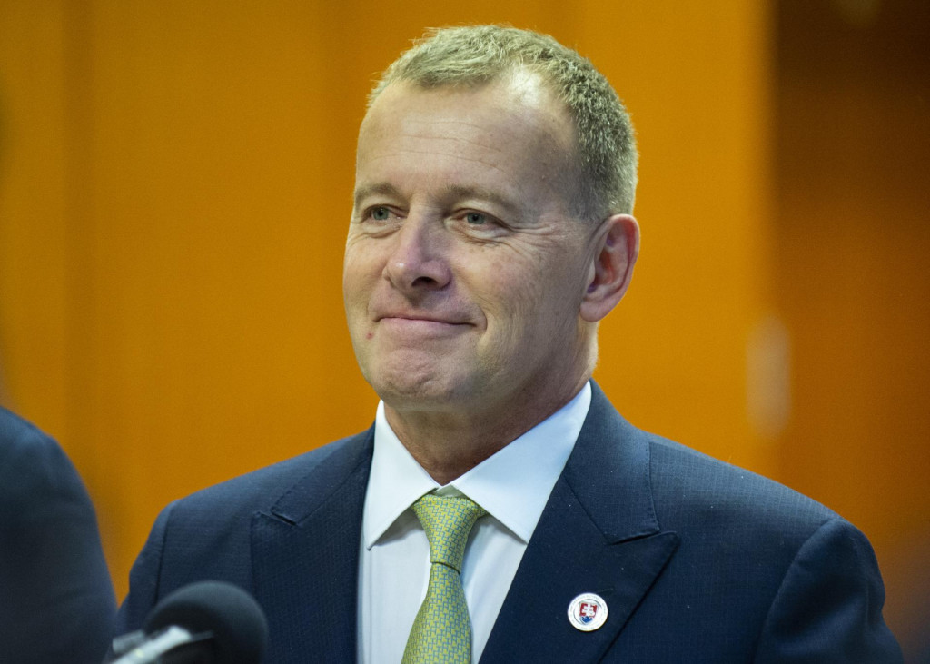 Predseda strany Sme rodina a predseda N&aacute;rodnej rady Boris Koll&aacute;r. FOTO:TASR/Jakub Kotian
