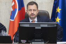 Predseda vlády Slovenskej republiky Eduard Heger (OĽANO). FOTO: TASR/Martin Baumann