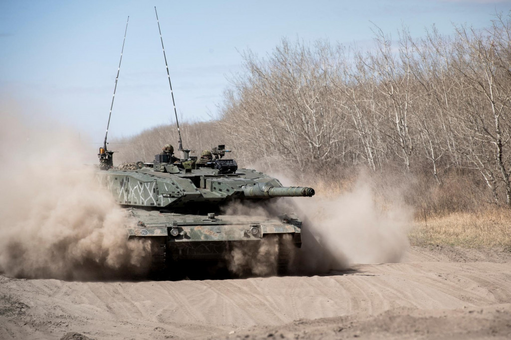 Bojový tank Leopard. FOTO: Reuters