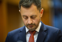 Predseda vlády Eduard Heger. FOTO: TASR/Jakub Kotian