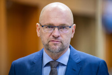 Predseda strany SaS Richard Sulík. FOTO: TASR/Jakub Kotian