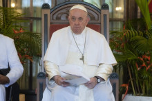 Pápež František. FOTO: TASR/AP