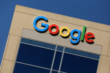 Spoločnosť a logo Google. FOTO: Reuters