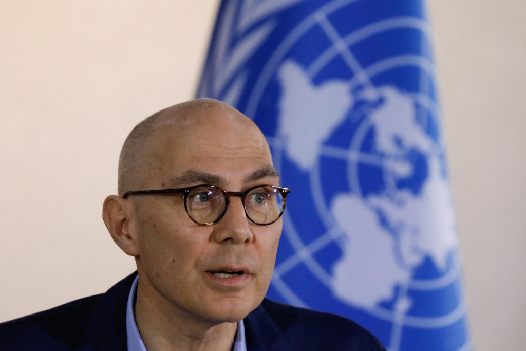 

Vysoký komisár OSN pre ľudské práva Volker Turk. FOTO: Reuters