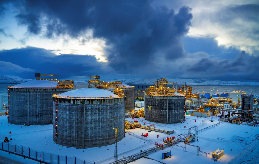 Zariadenie LNG spoločnosti Equinor. FOTO: Reuters