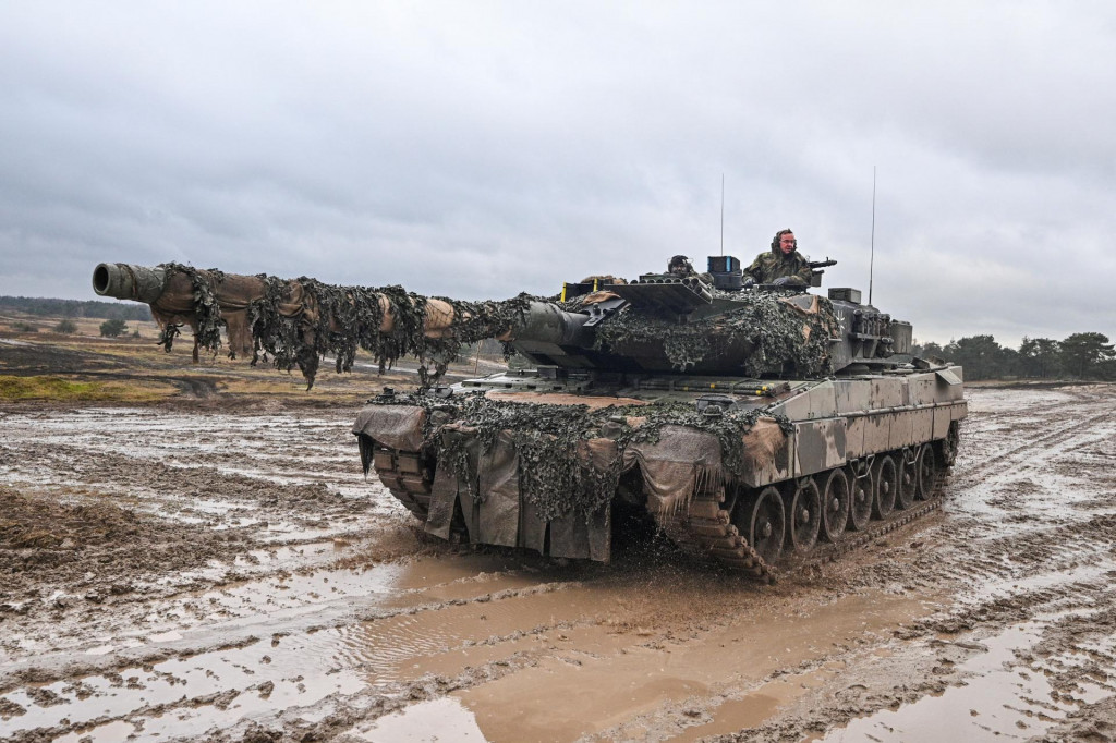 Nemecký tank Leopard 2. FOTO: Reuters