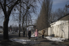Predmestie Kyjeva. FOTO: TASR/AP