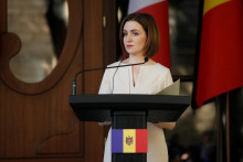 Moldavská prezidentka Maia Sanduová. FOTO: Reuters