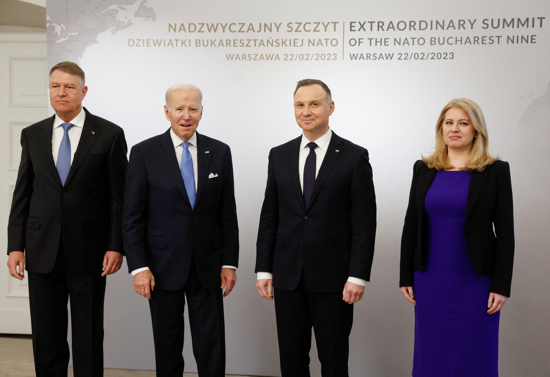 Čaputová sa stretla s Bidenom vo Varšave. Musíme prelomiť cyklus ruskej agresie, zaznelo na samite