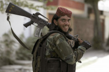 Bojovník Talibanu. FOTO: TASR/AP