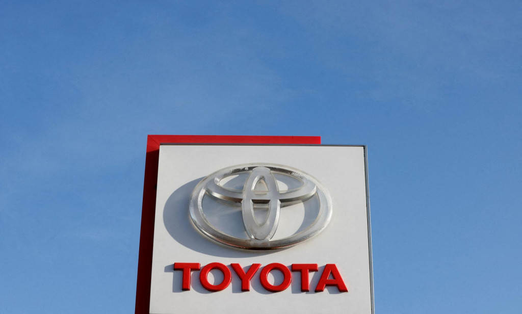 Logo spoločnosti Toyota. FOTO: Reuters
