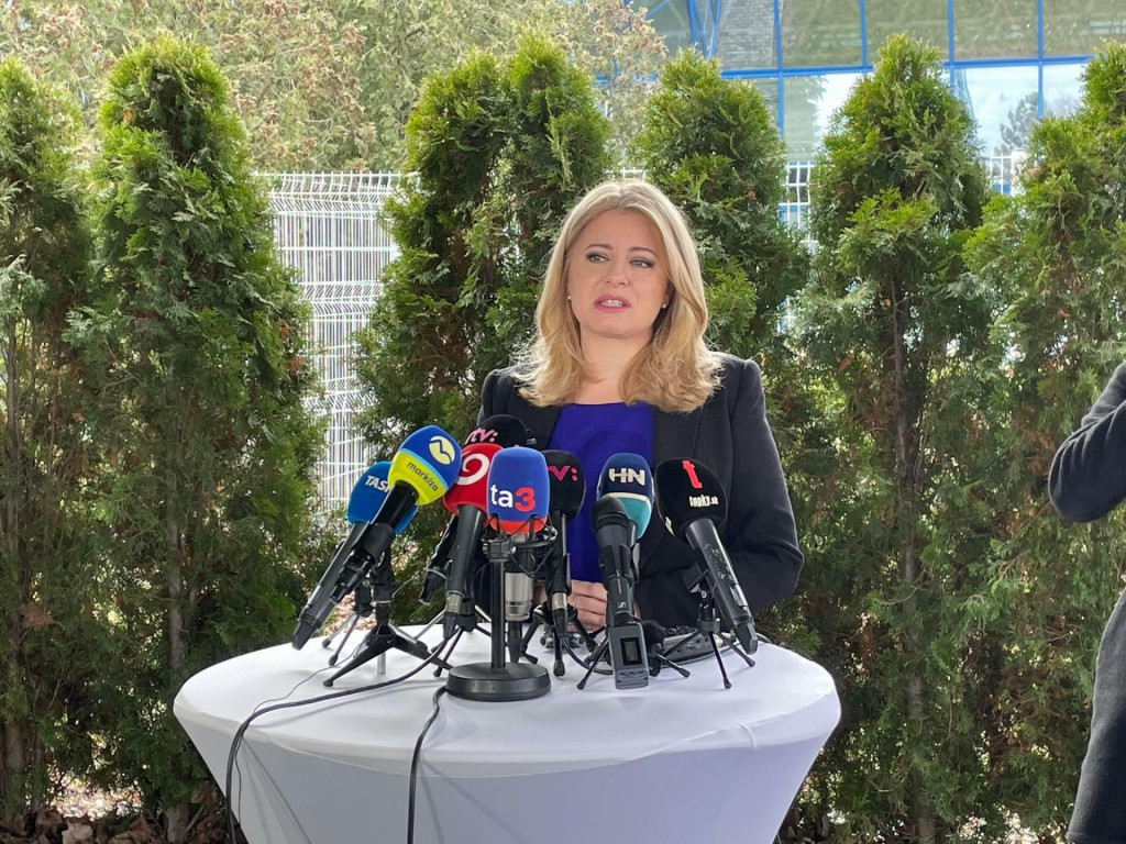 Prezidentka Zuzana Čaputov&aacute;. FOTO: HN/Akos Cs&eacute;pl&ouml;