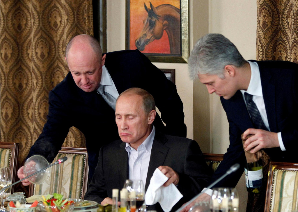 Jevgenij Prigožin s Vladimirom Putinom. FOTO: REUTERS