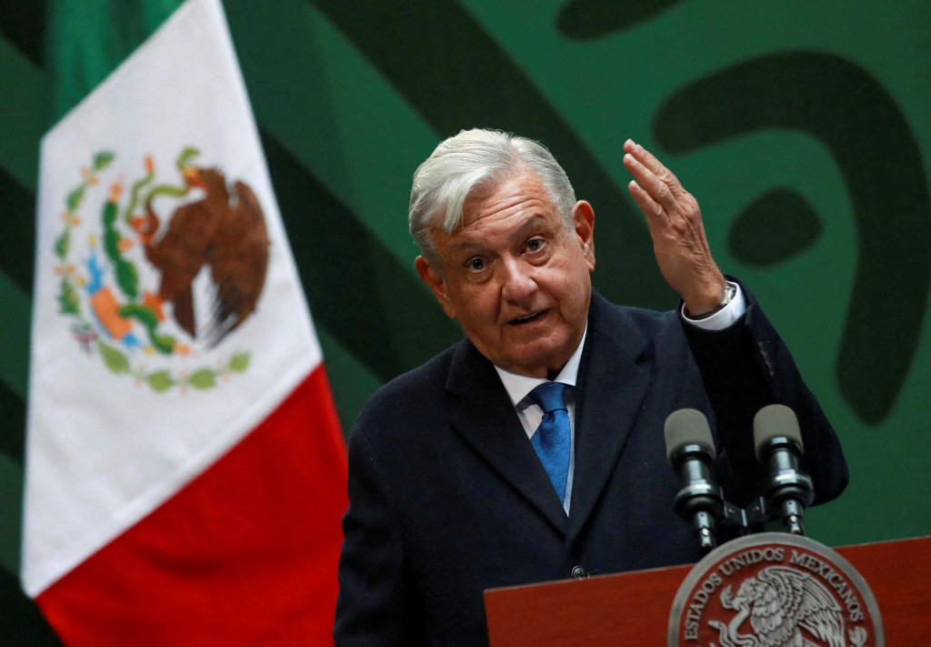 Mexický prezident Andres Manuel Lopez Obrador. FOTO: Reuters