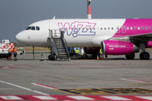 Lietadlo spoločnosti Wizz Air. FOTO: Reuters