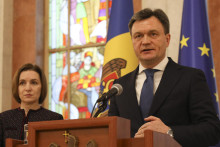 Moldavský premiér Dorin Recean v Kišiňove. FOTO: TASR/AP