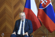 Český prezident Miloš Zeman. FOTO: TASR/František Iván