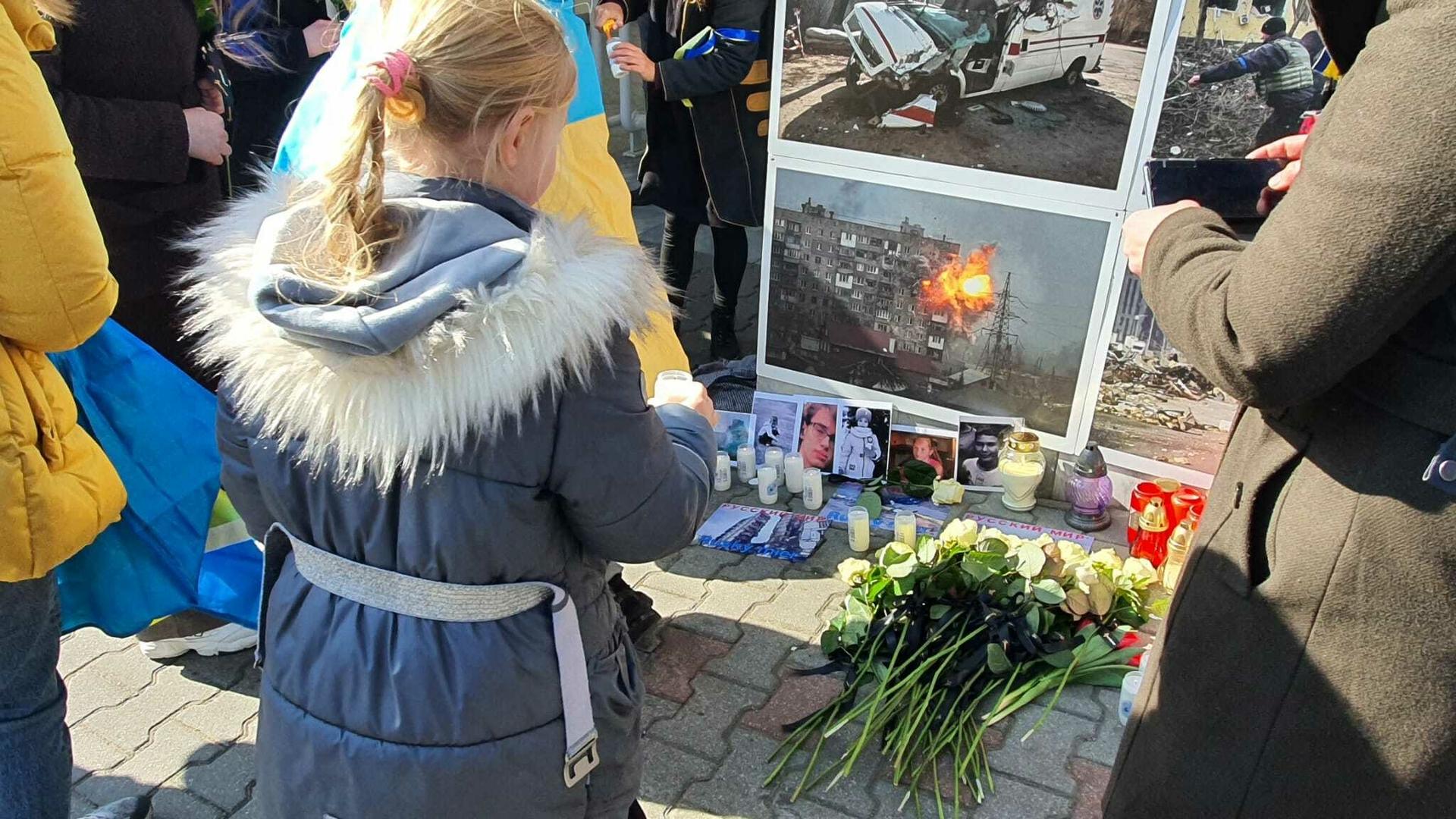 Slováci si pripomenuli prvé výročie masakra v Buči