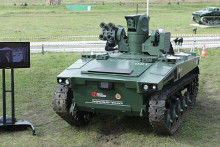 Ruský bojový robot Marker. FOTO: Wikimedia.org