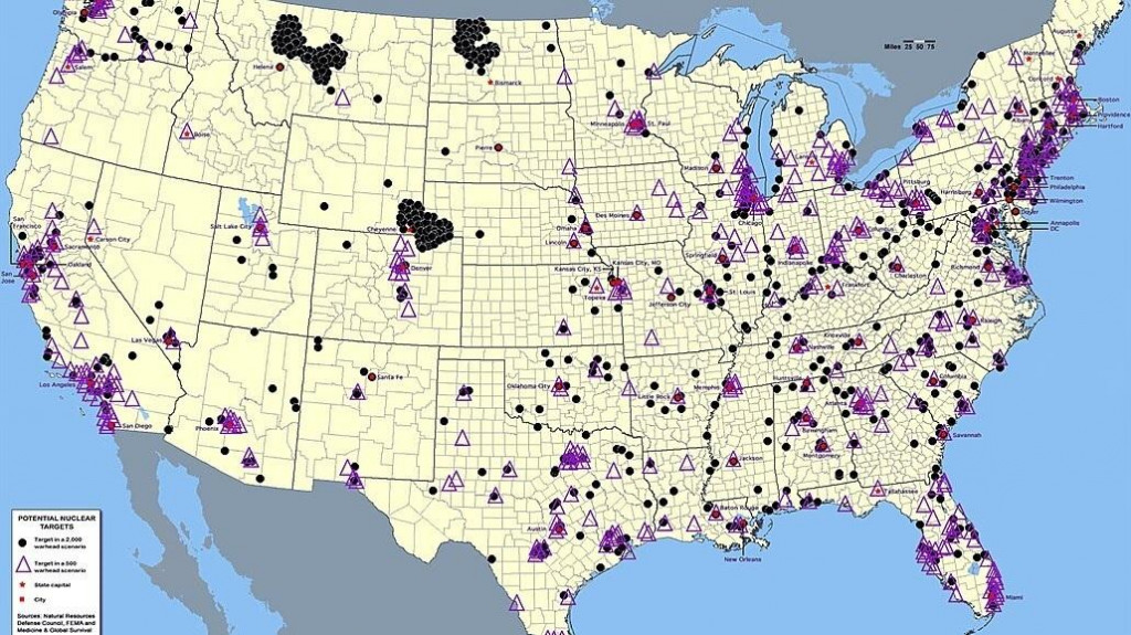 Kam by asi v USA udreli rakety. MAPA: Americká Federálna Agentúra Pre Zvládanie Kríz (FEMA)