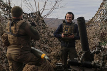 Ukrajinskí obrancovia. FOTO: Reuters