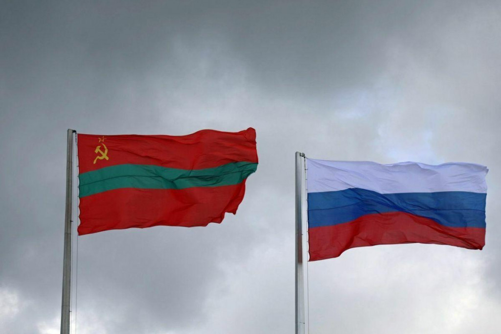 Podnesterská a ruská vlajka. FOTO: Profimedia SNÍMKA: Profimedia