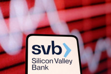 Logo Silicon Valley Bank. FOTO: Reuters