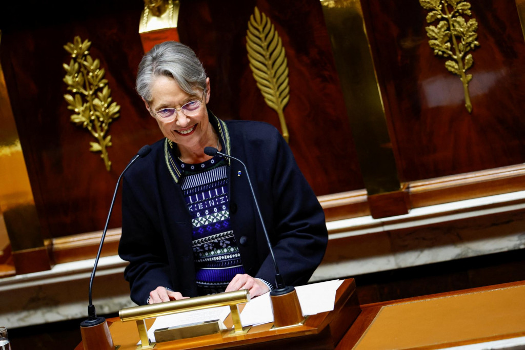 Francúzska premiérka Élisabeth Borneová. FOTO: Reuters