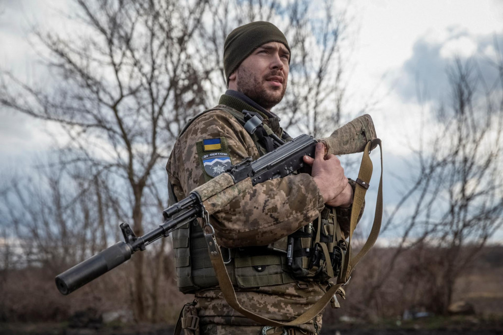 Vojak na Ukrajine, ilustračný obrázok. FOTO: Reuters