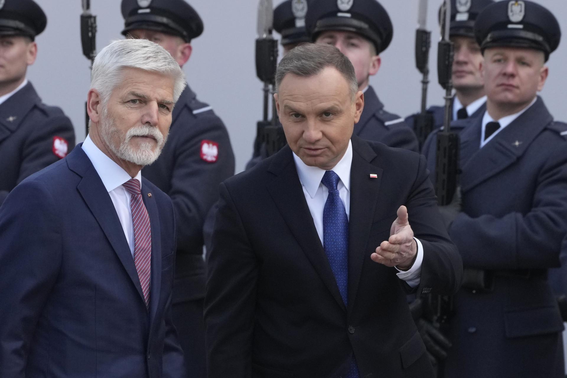 Český prezident Pavel navštívil centrum v Poľsku, z ktorého Západ podporuje Ukrajinu
